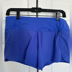 Lululemon Vibrant Blue Shorts